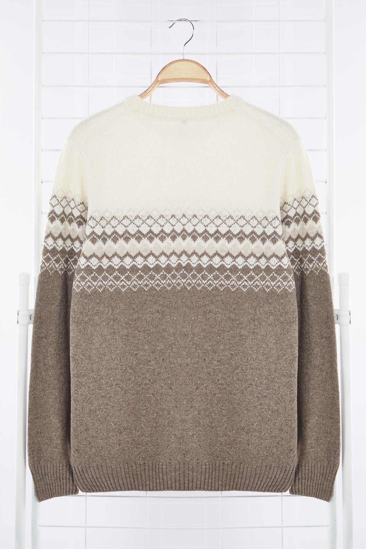 Geometric Print Knitwear Sweater, , large image number 5