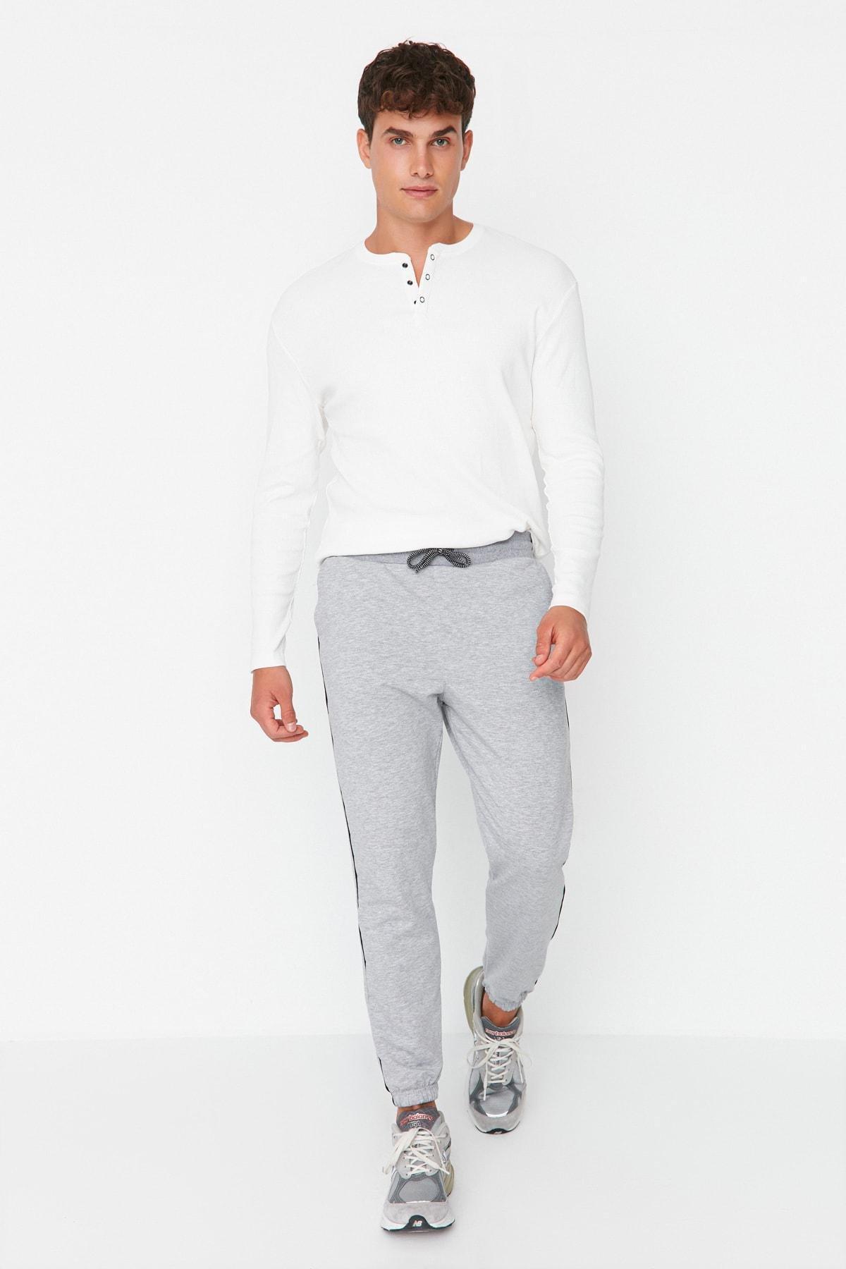 Grey Joggers Sweatpants, , large image number 0
