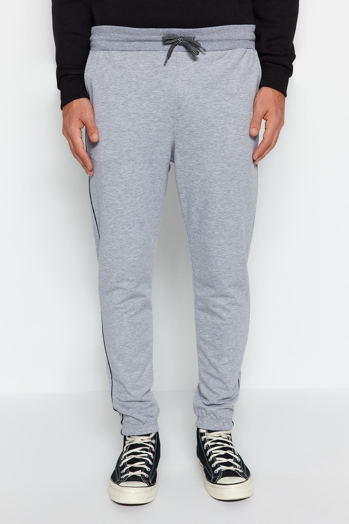 Grey Joggers Sweatpants, , large image number 3