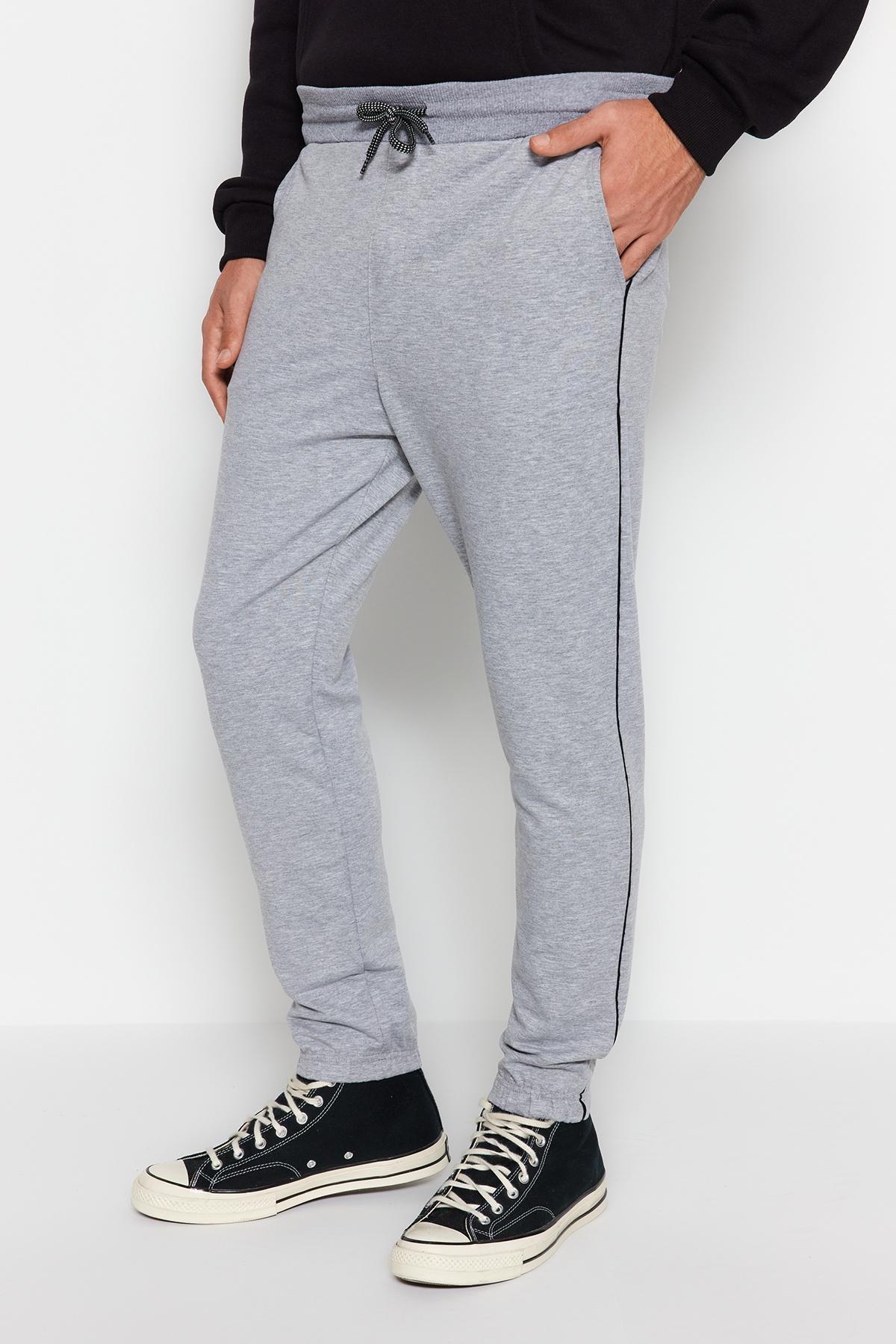 Grey Joggers Sweatpants, , large image number 4