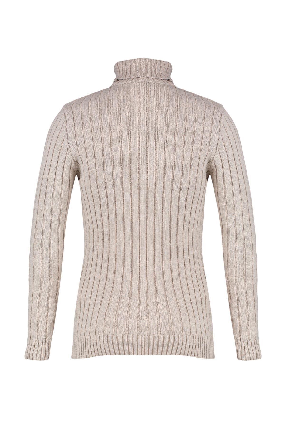 Trendyol - Beige Turtleneck Sweater