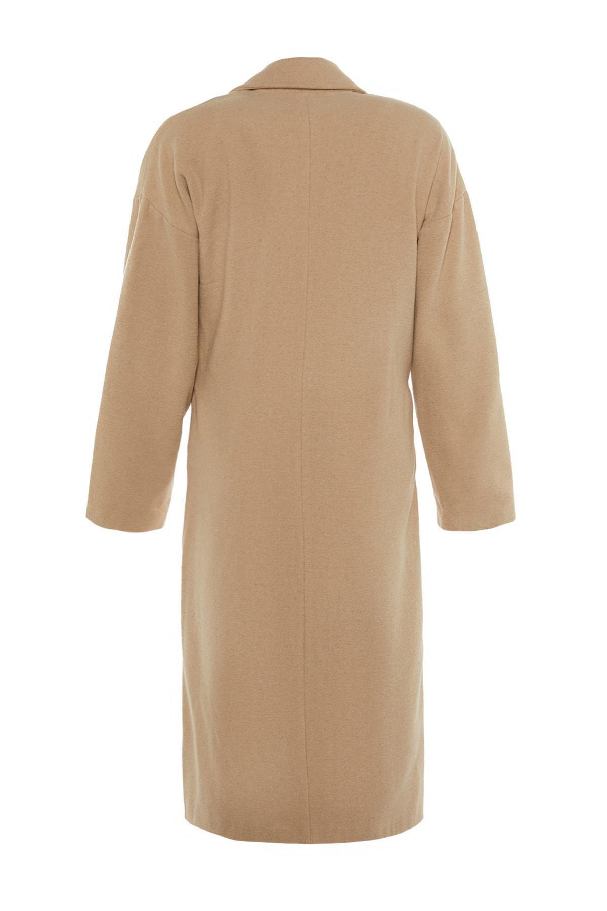 Grey Long Puffer Max Coat, , large image number 14