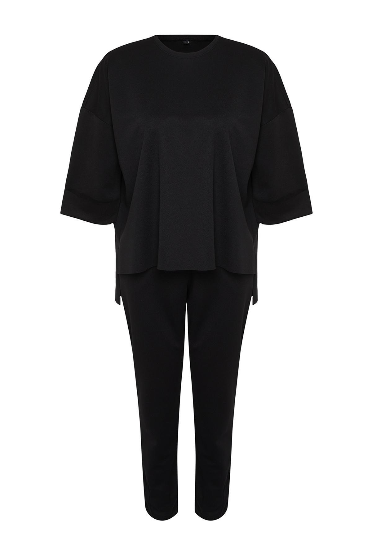 Black Oversize Co-Ord Set, , large image number 4