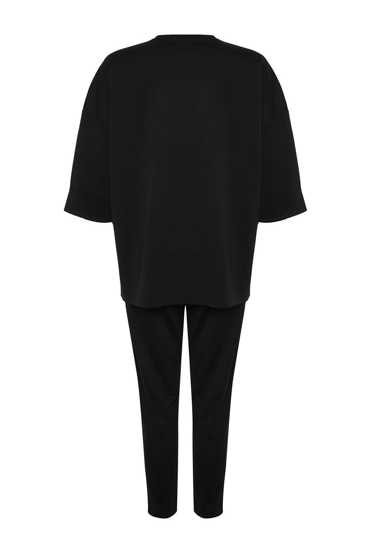 Black Oversize Co-Ord Set, , large image number 5