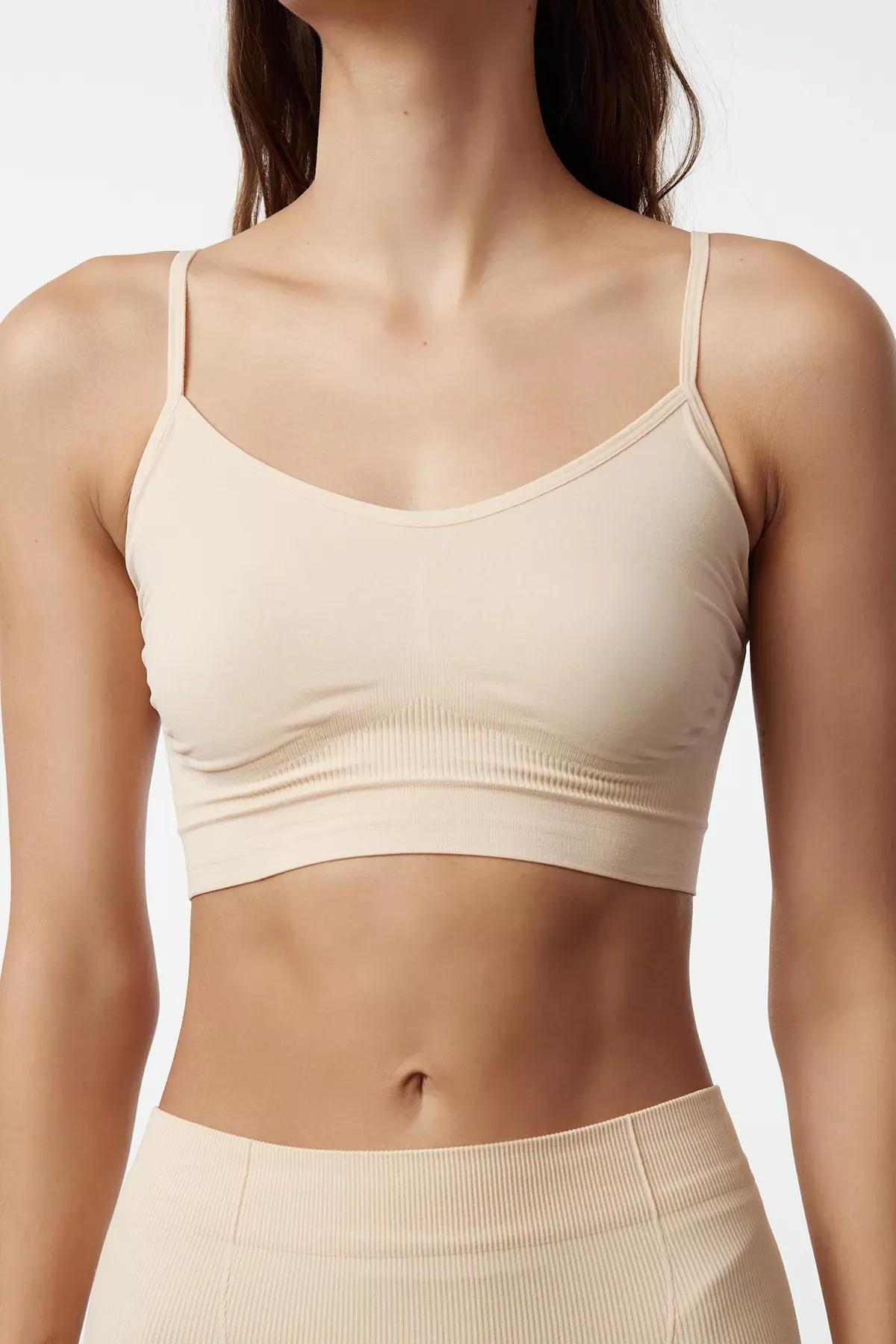 حمالة صدر سادة، بيج, Beige, large image number 2