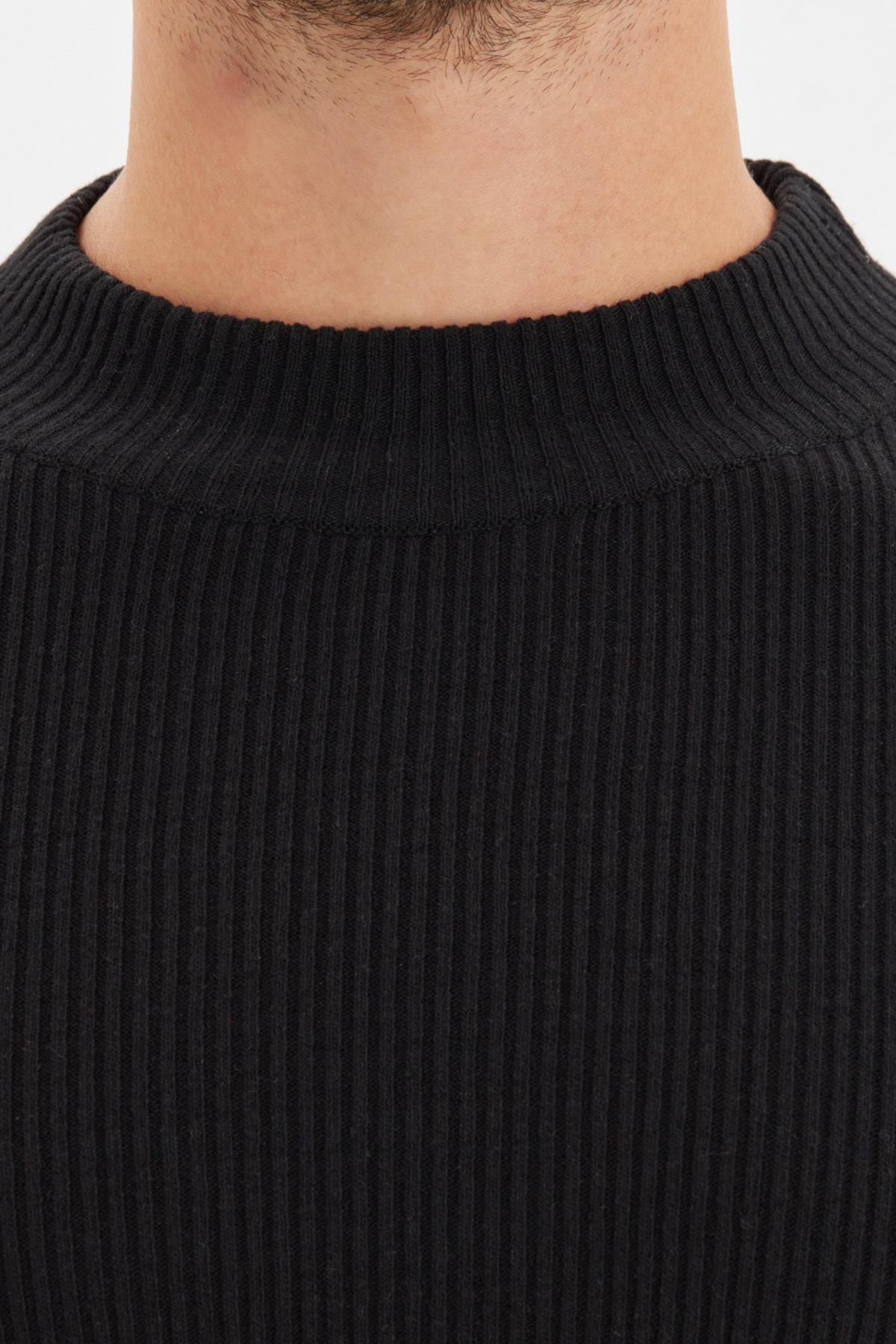 Black High Neck Sweater, , large image number 5