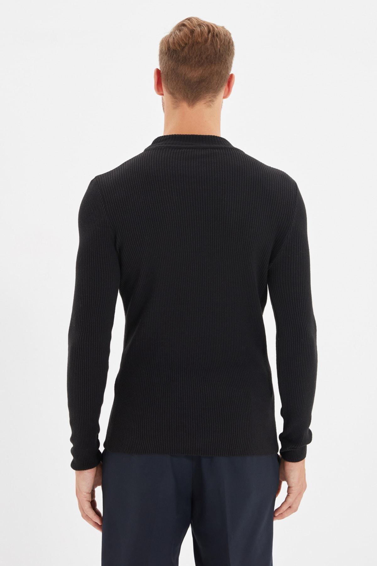 Black High Neck Sweater, , large image number 6