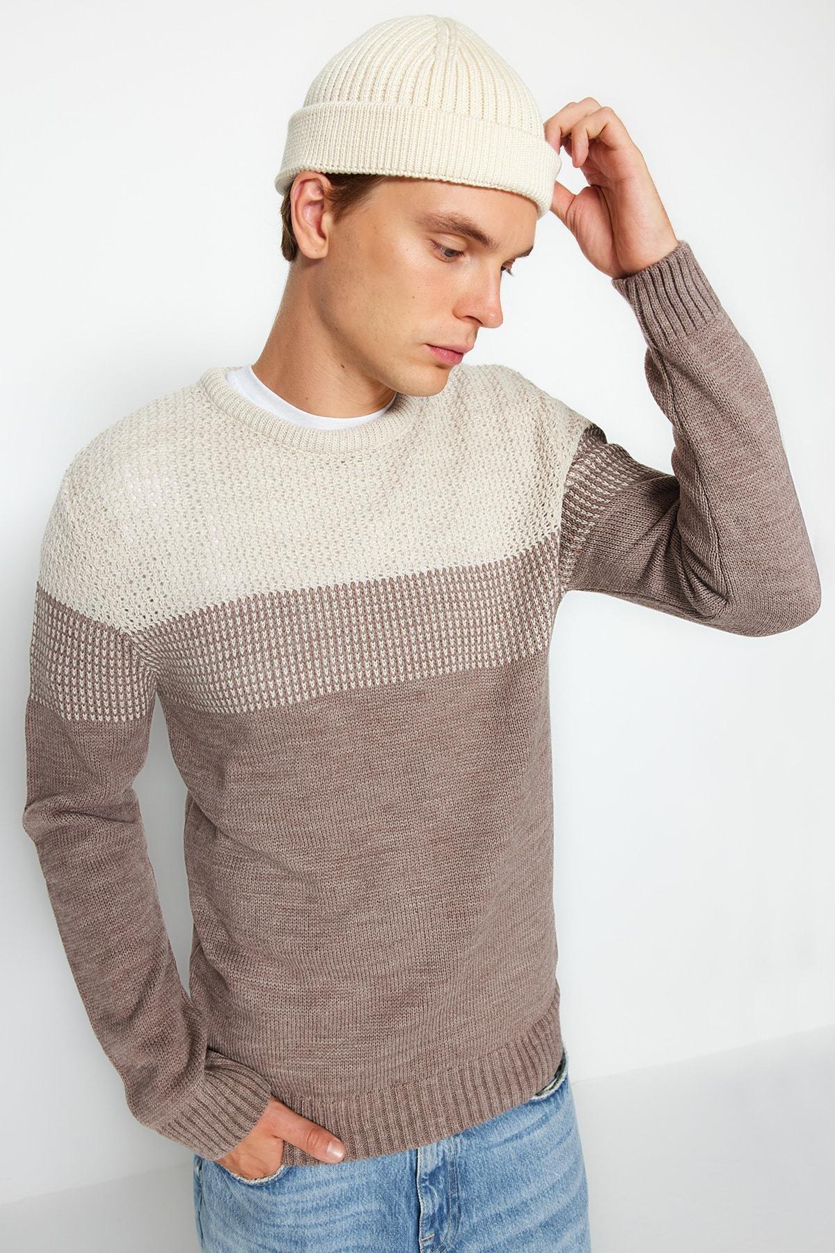 Beige Regular Sweater, , large image number 2