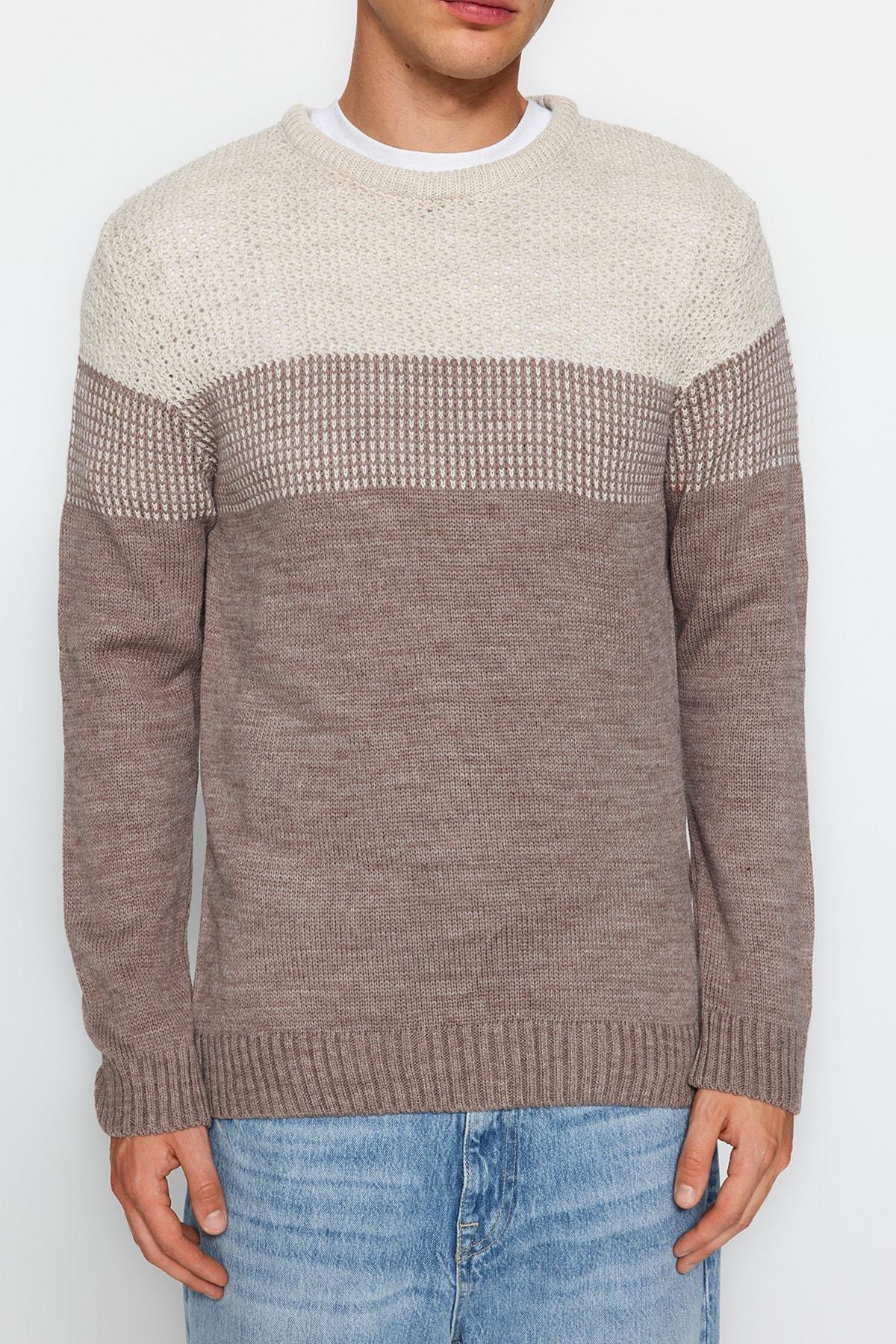 Beige Regular Sweater, , large image number 4