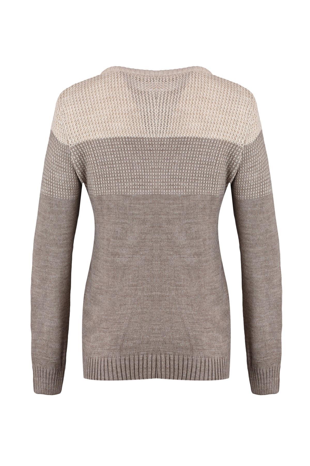 Beige Regular Sweater, , large image number 8