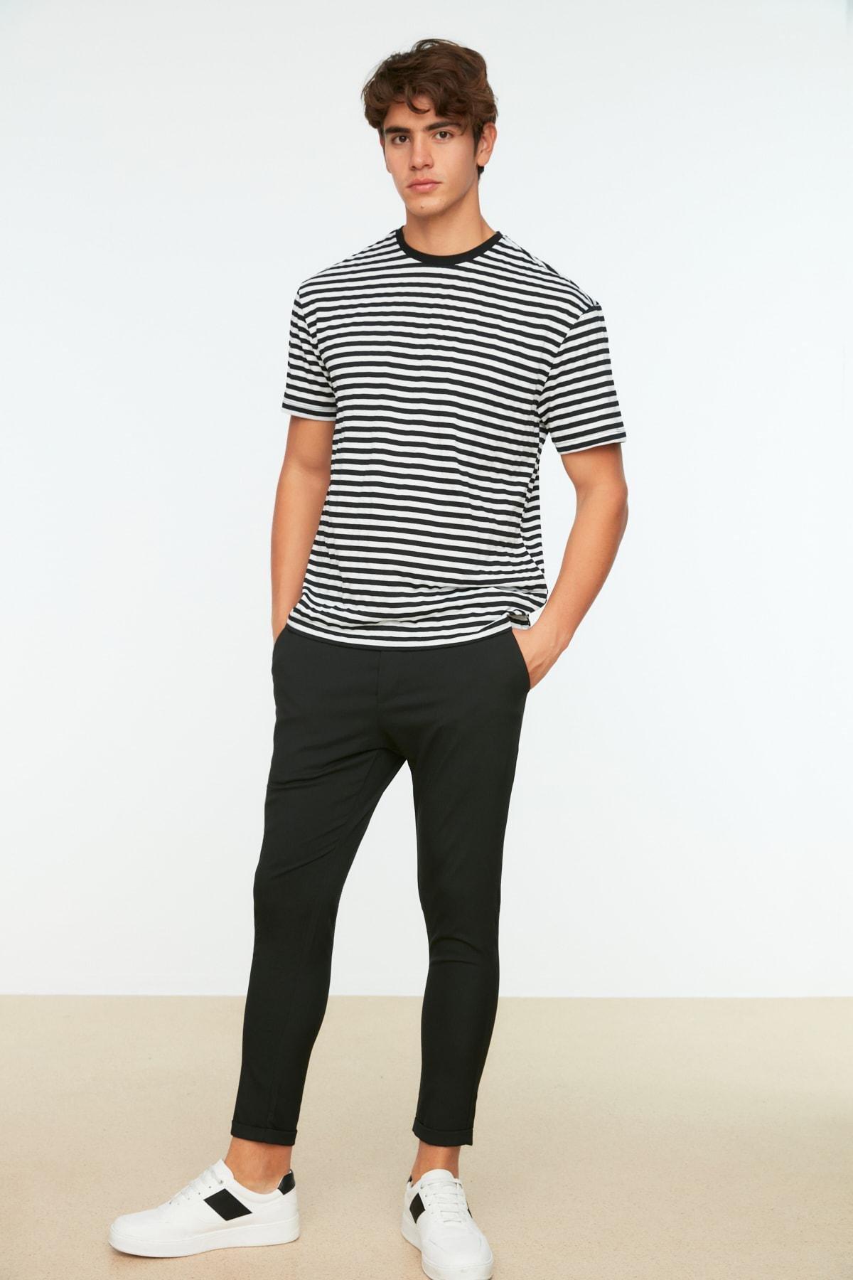 Black Slim Pants, , large image number 0