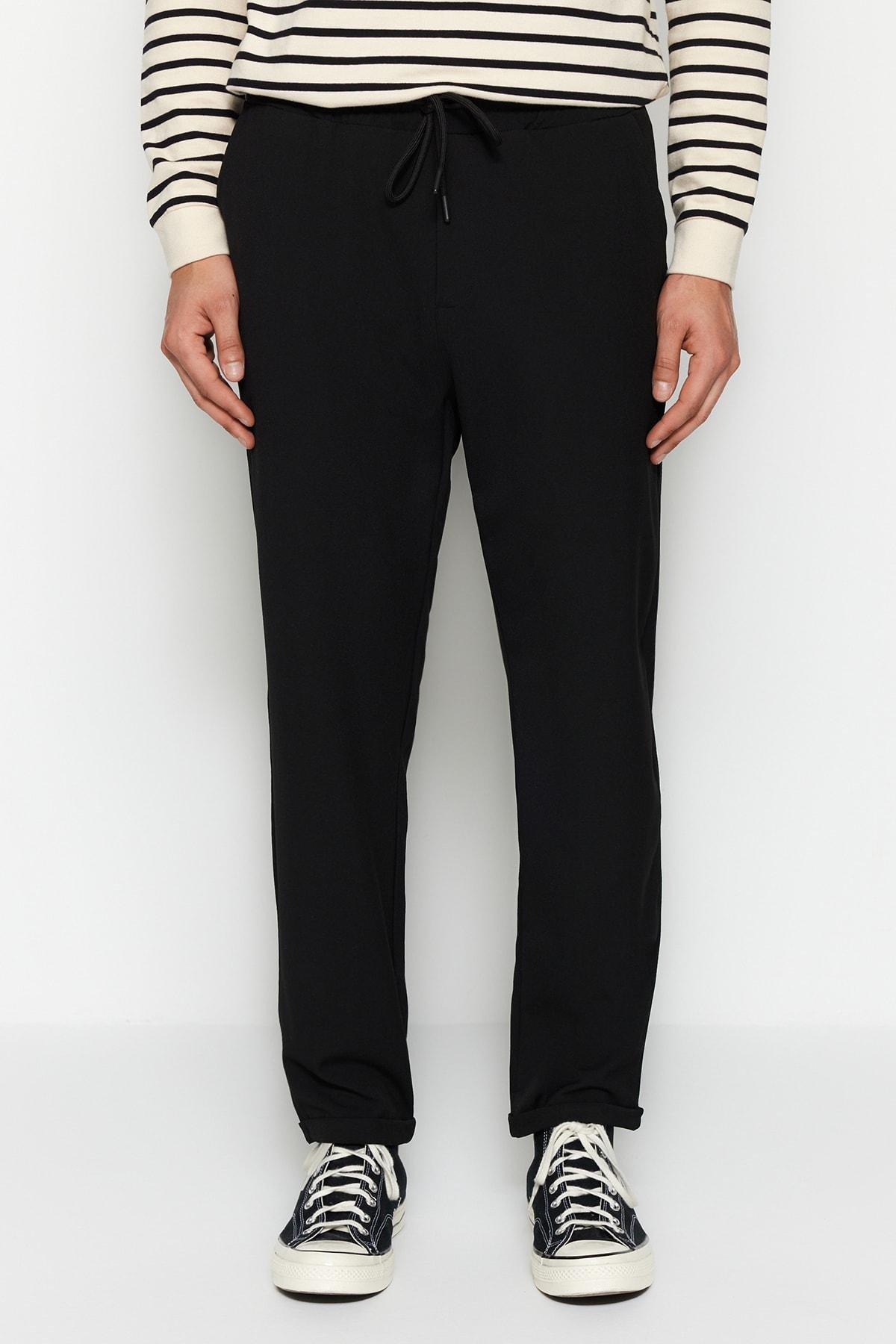 Black Slim Pants, , large image number 1