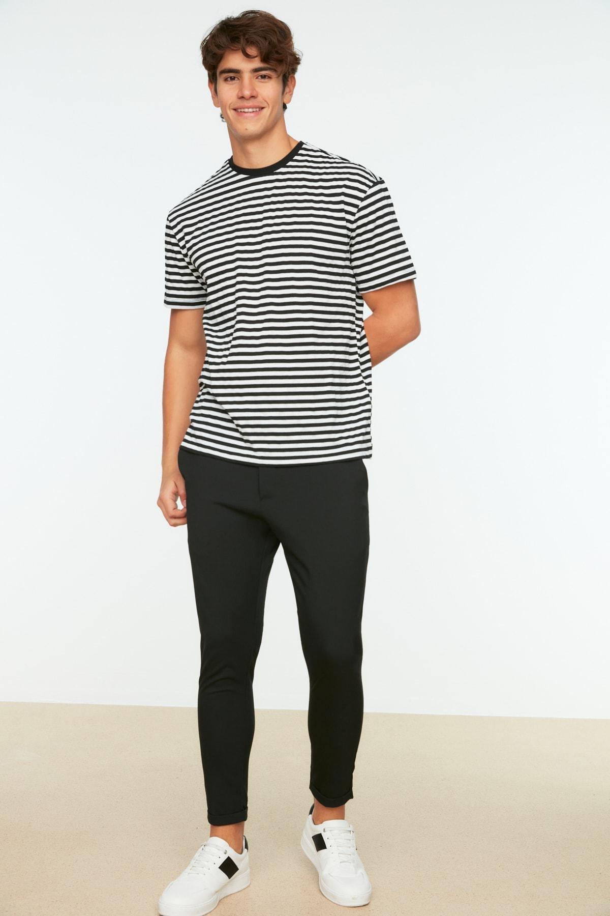 Black Slim Pants, , large image number 4