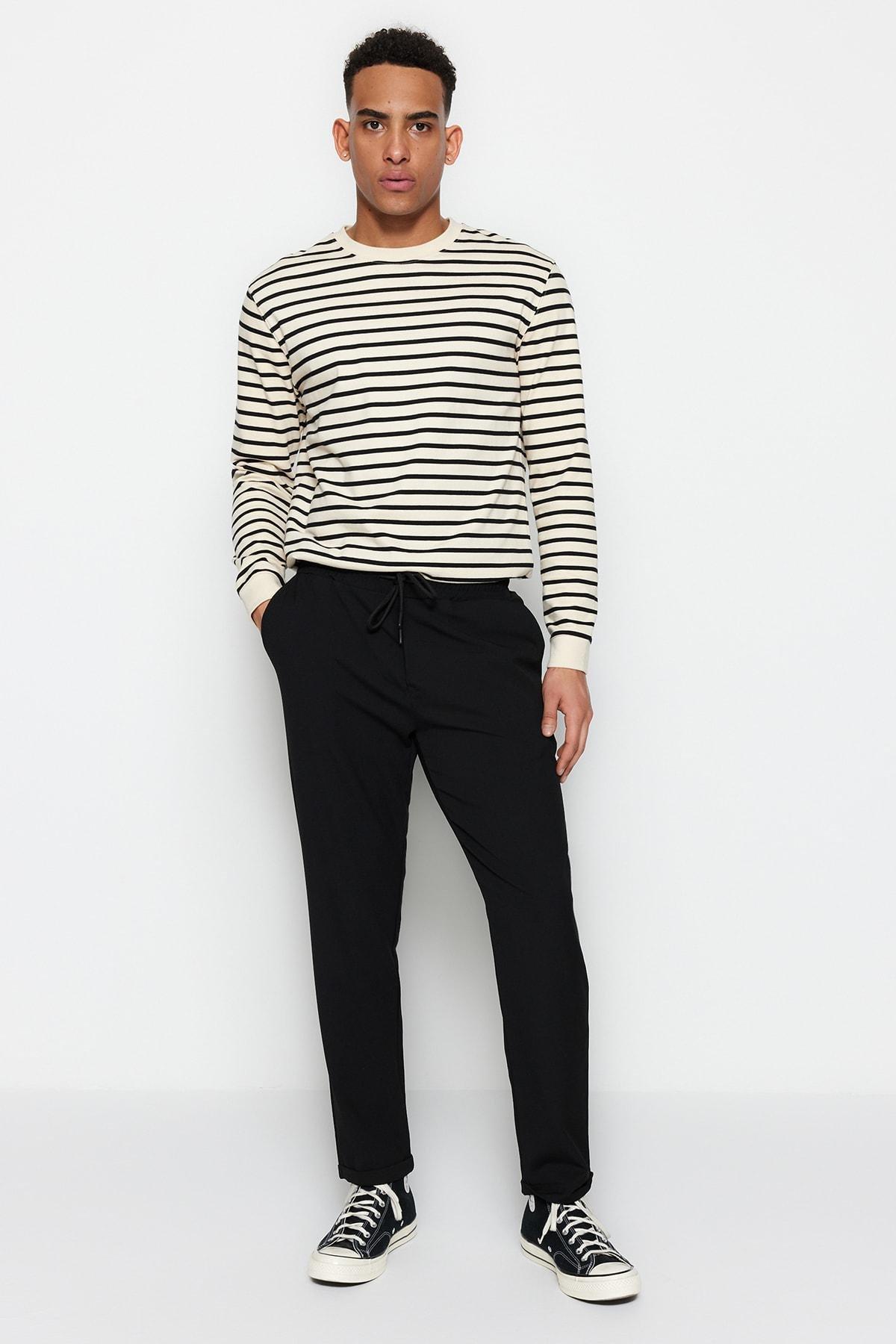 Black Slim Pants, , large image number 5
