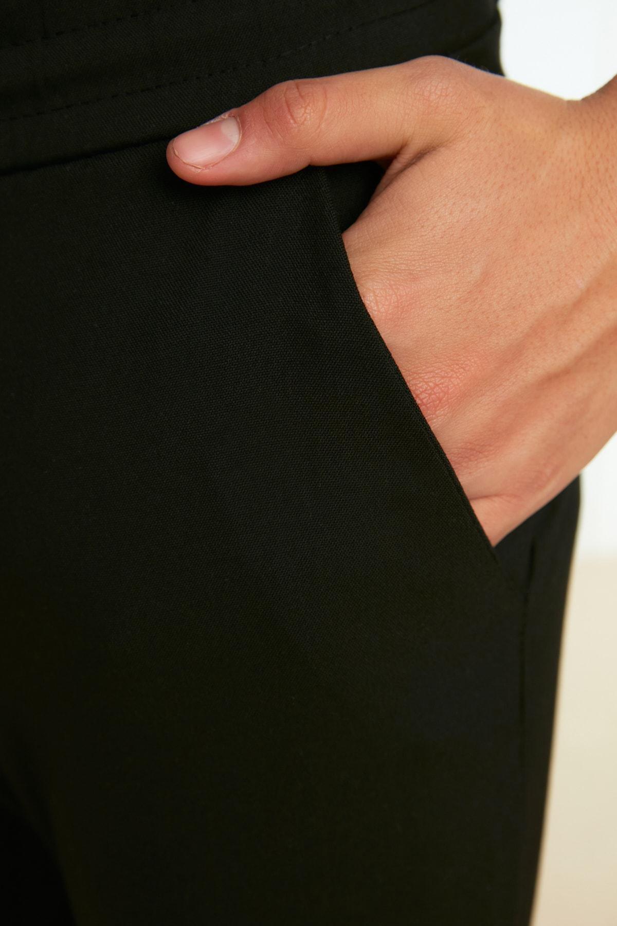 Black Slim Pants, , large image number 6