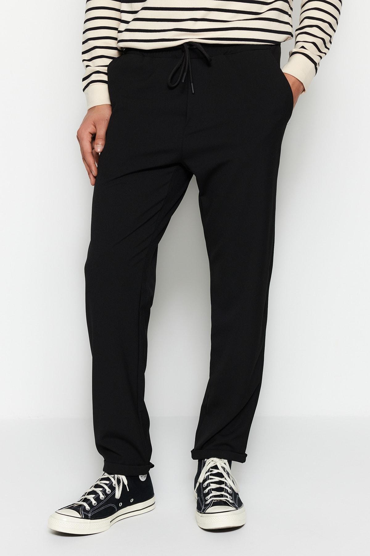 Black Slim Pants, , large image number 7