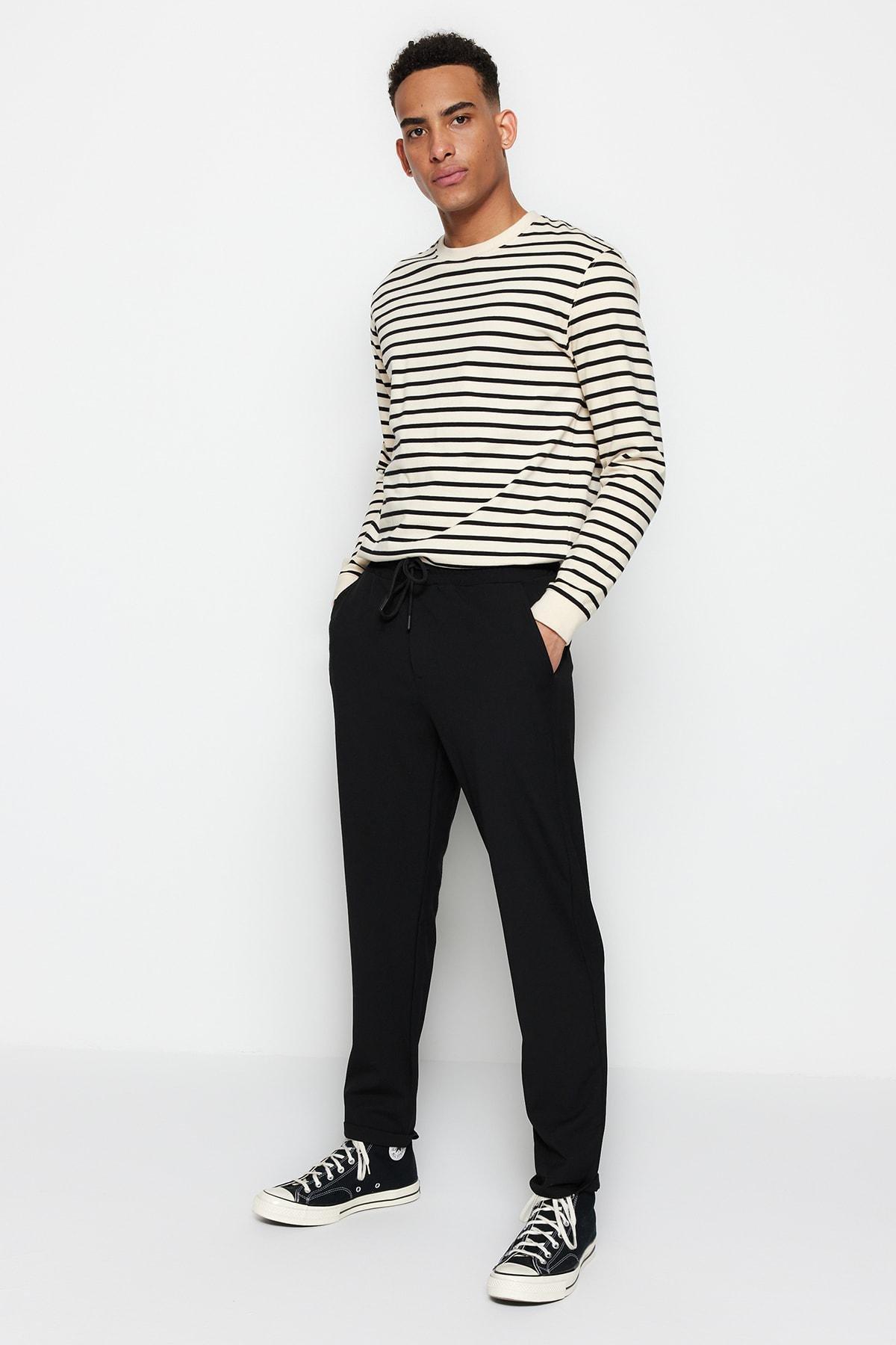 Black Slim Pants, , large image number 8