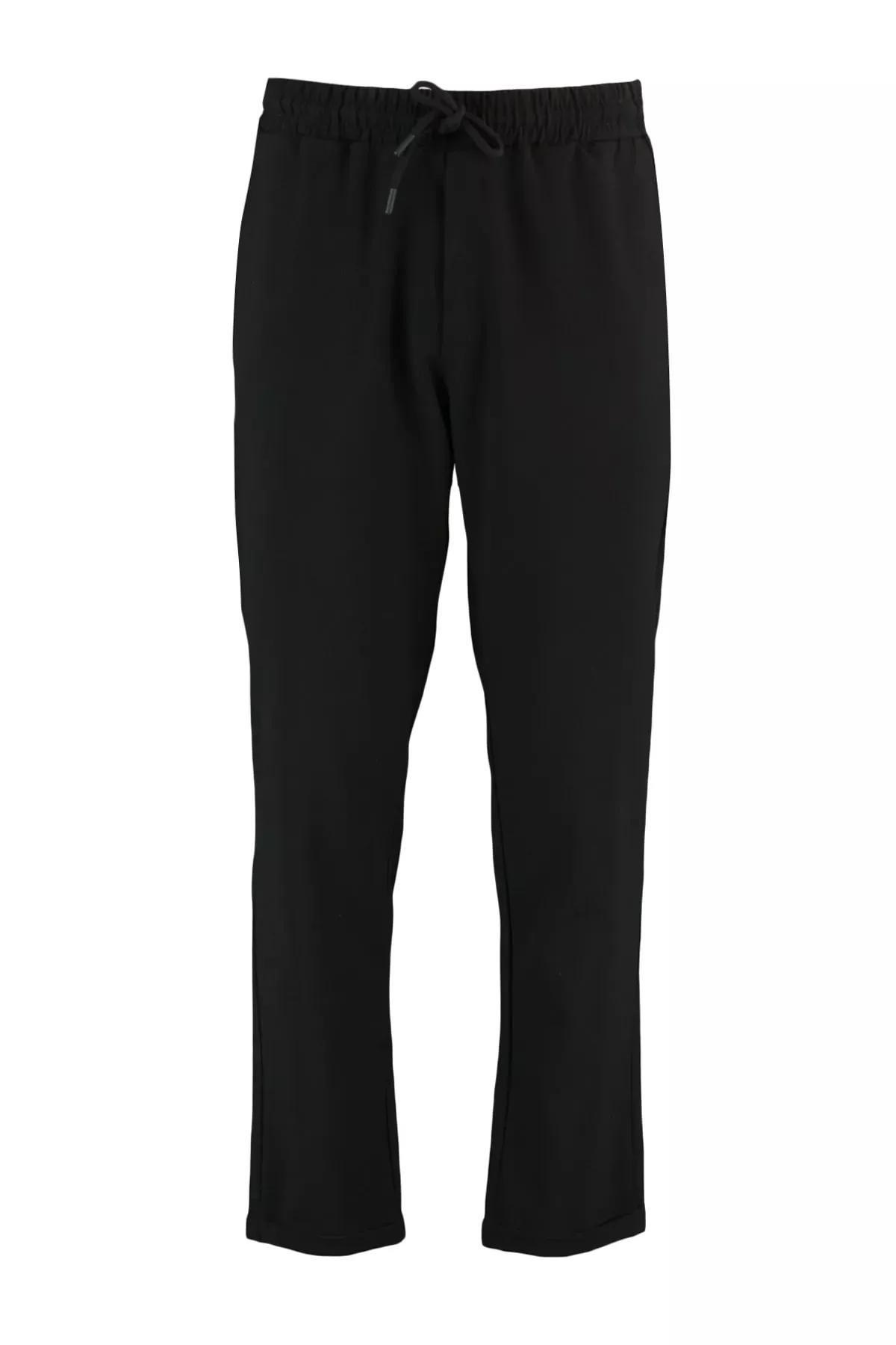 Black Slim Pants, Black, large image number 9