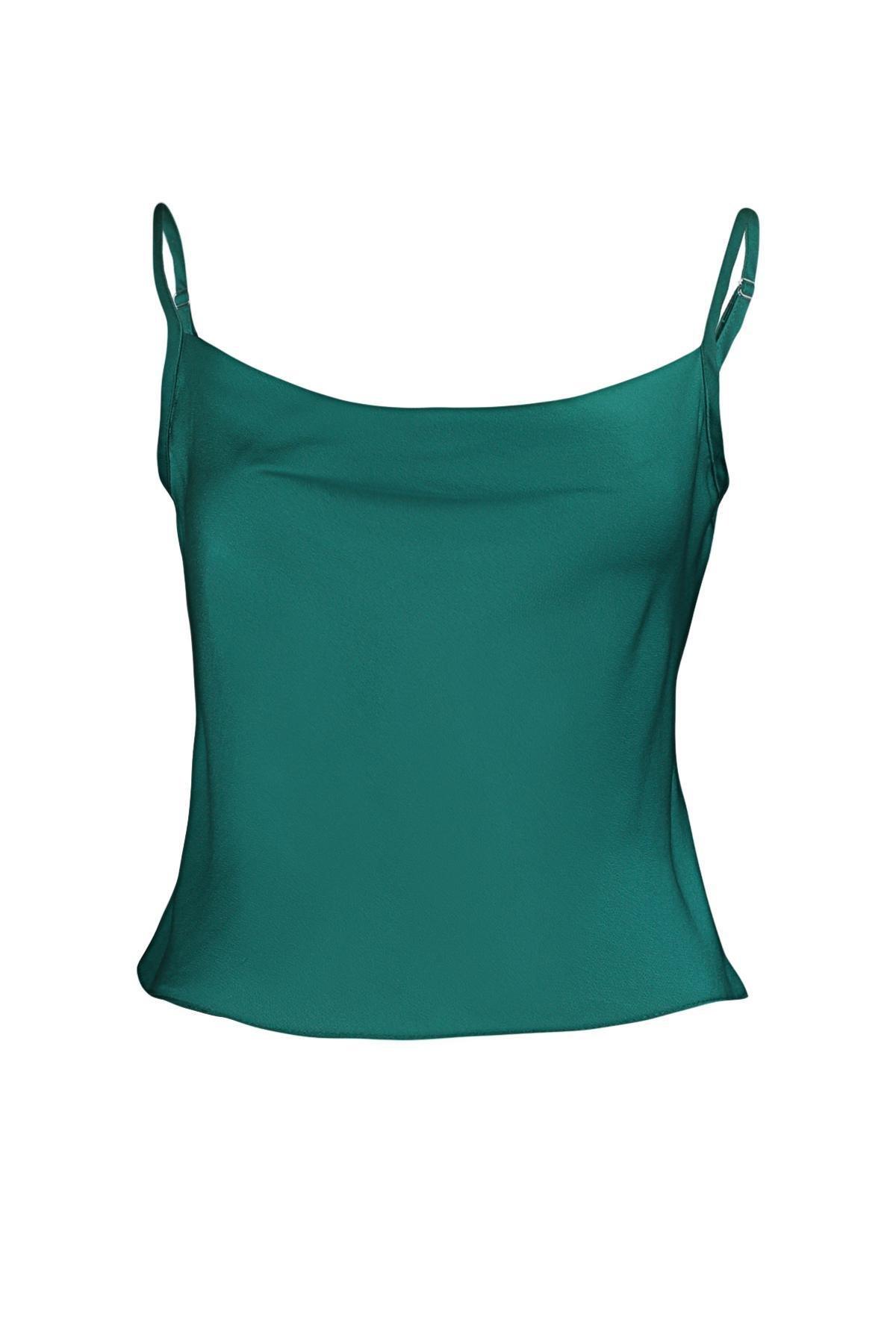 Green Cowl Neck Blouse, , large image number 11