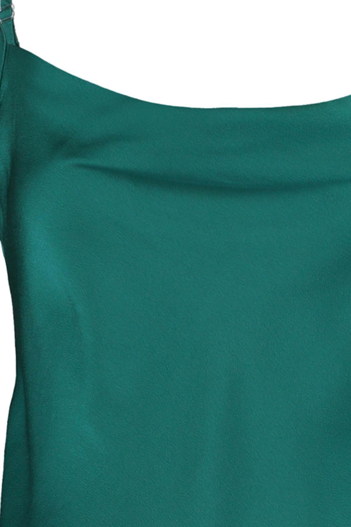 Green Cowl Neck Blouse, , large image number 14