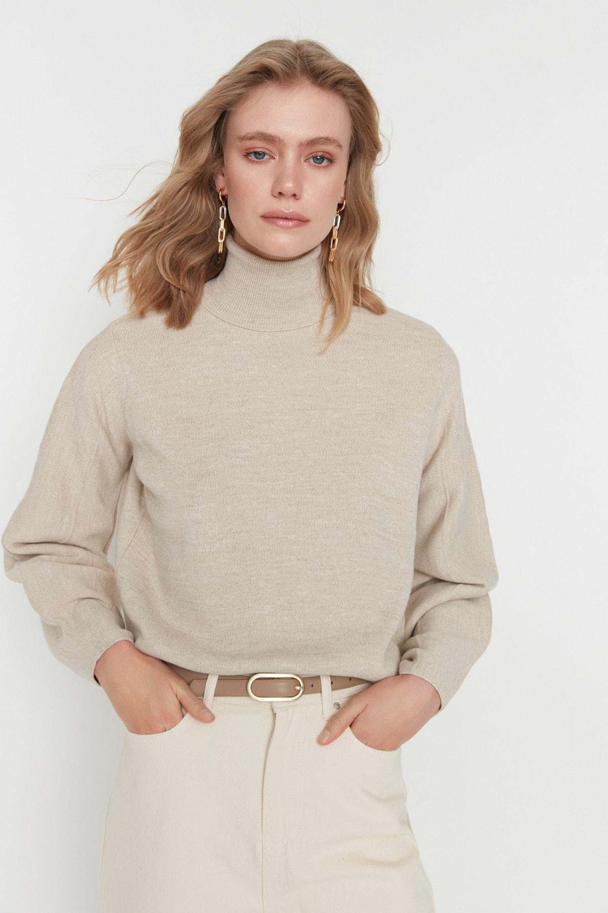 Grey Long Sleeve Detailed Sweater, Gray, large image number 0