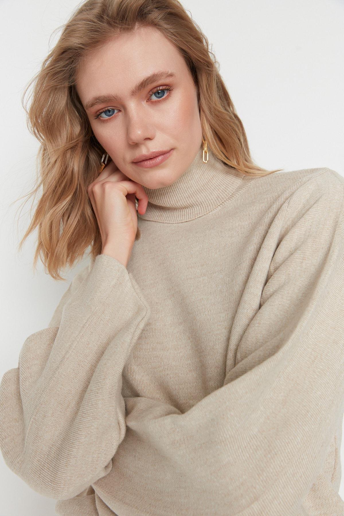 Grey Long Sleeve Detailed Sweater, Gray, large image number 2