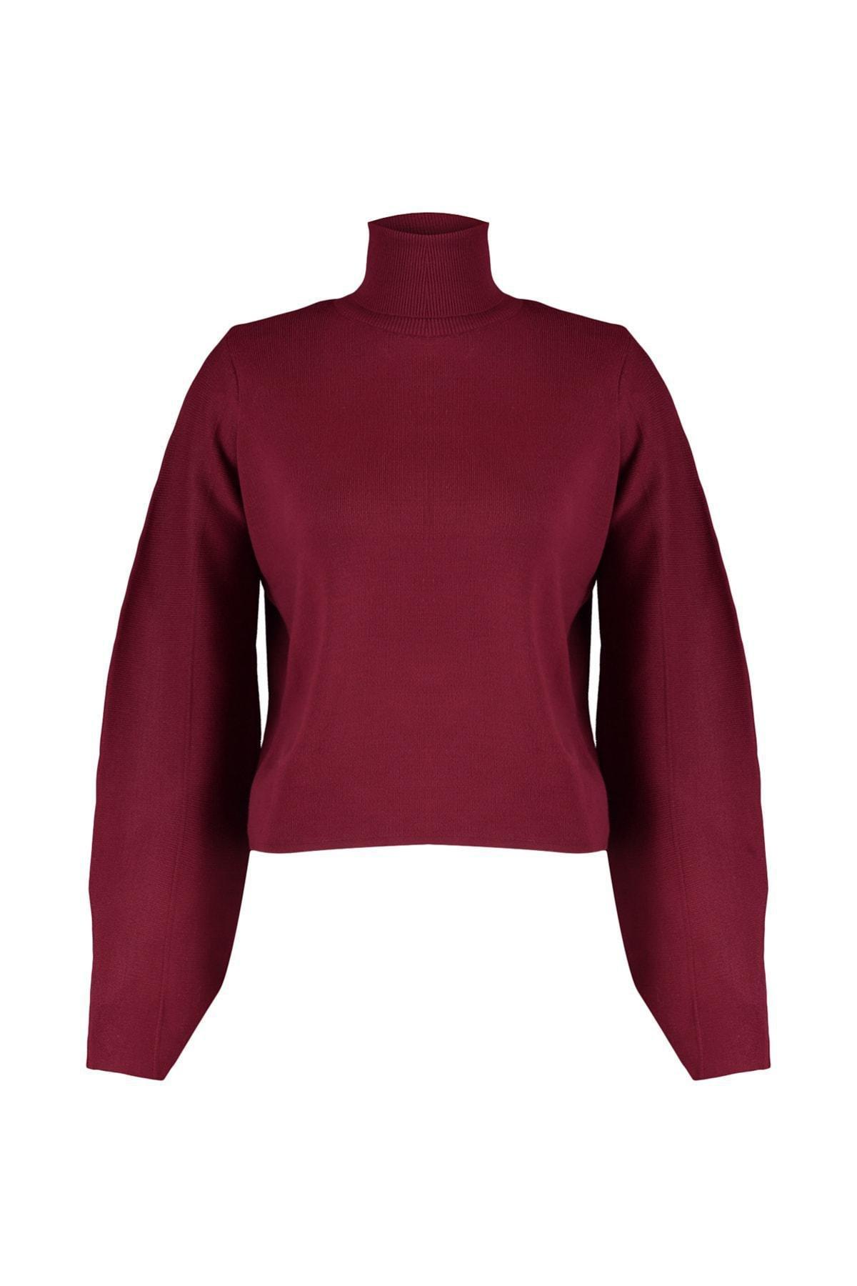 Burgundy Turtleneck Sweater, , large image number 5