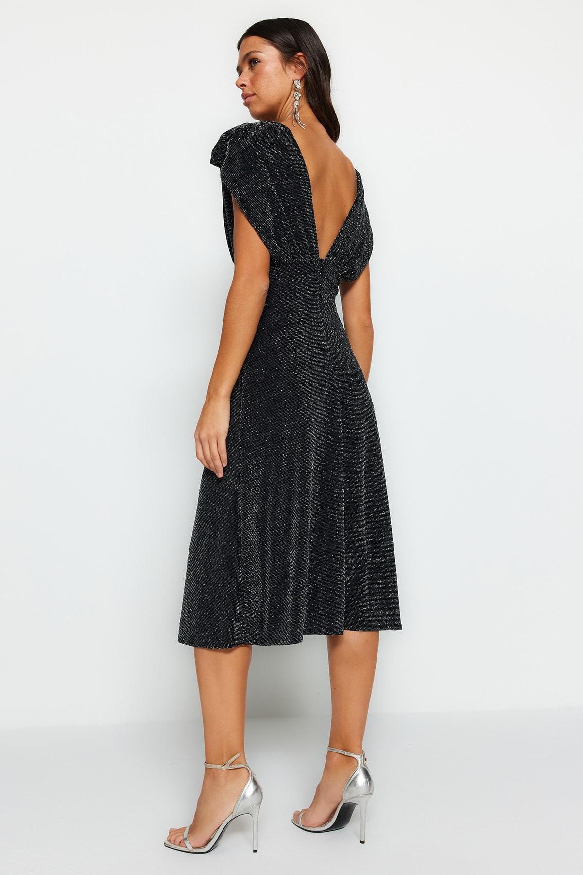 Grey Skater Dress, , large image number 5
