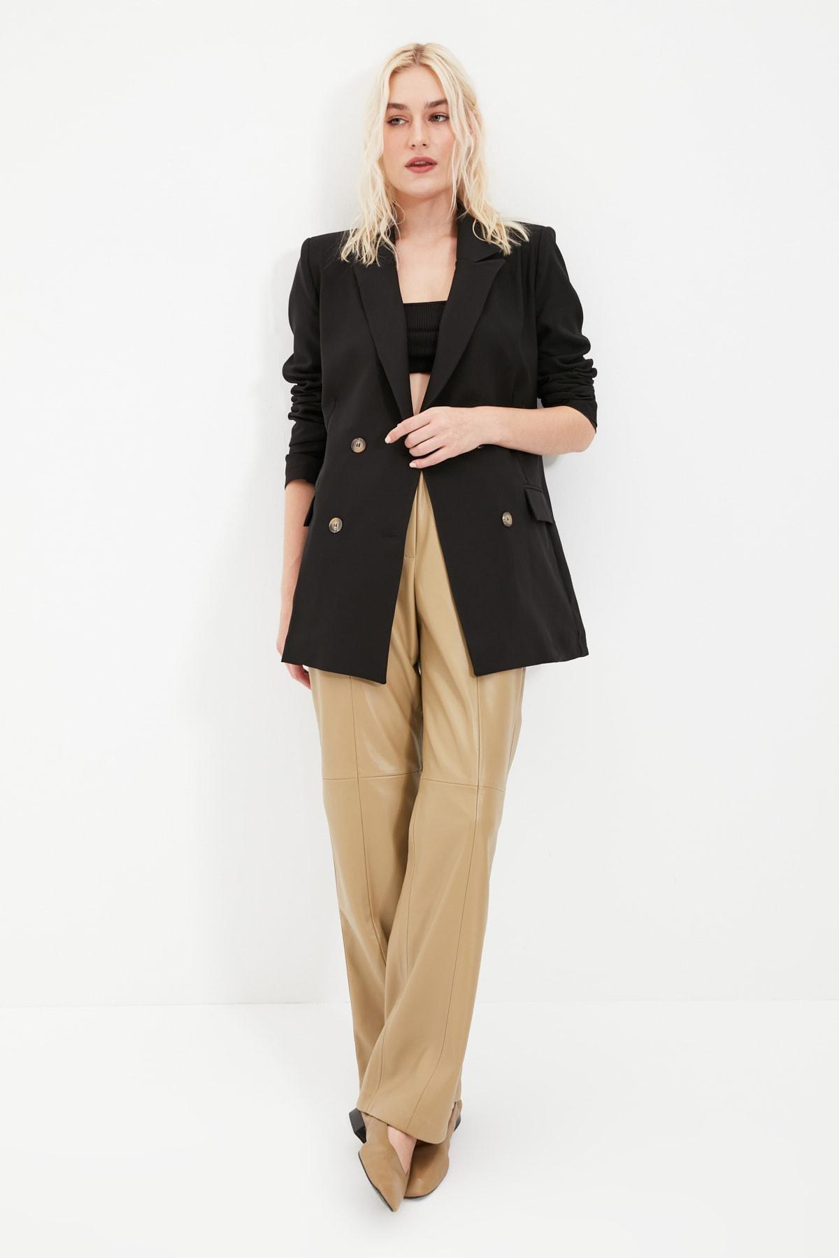 Black Oversize Blazer, , large image number 2