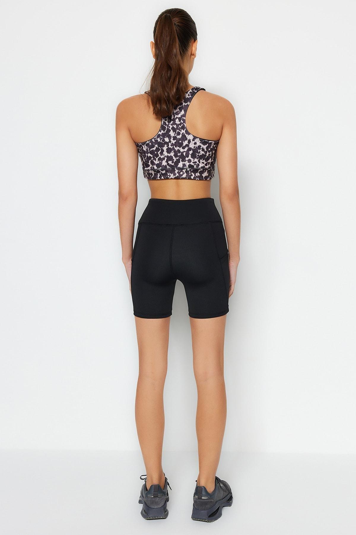 Black High Waist Sports Leggings, , large image number 10
