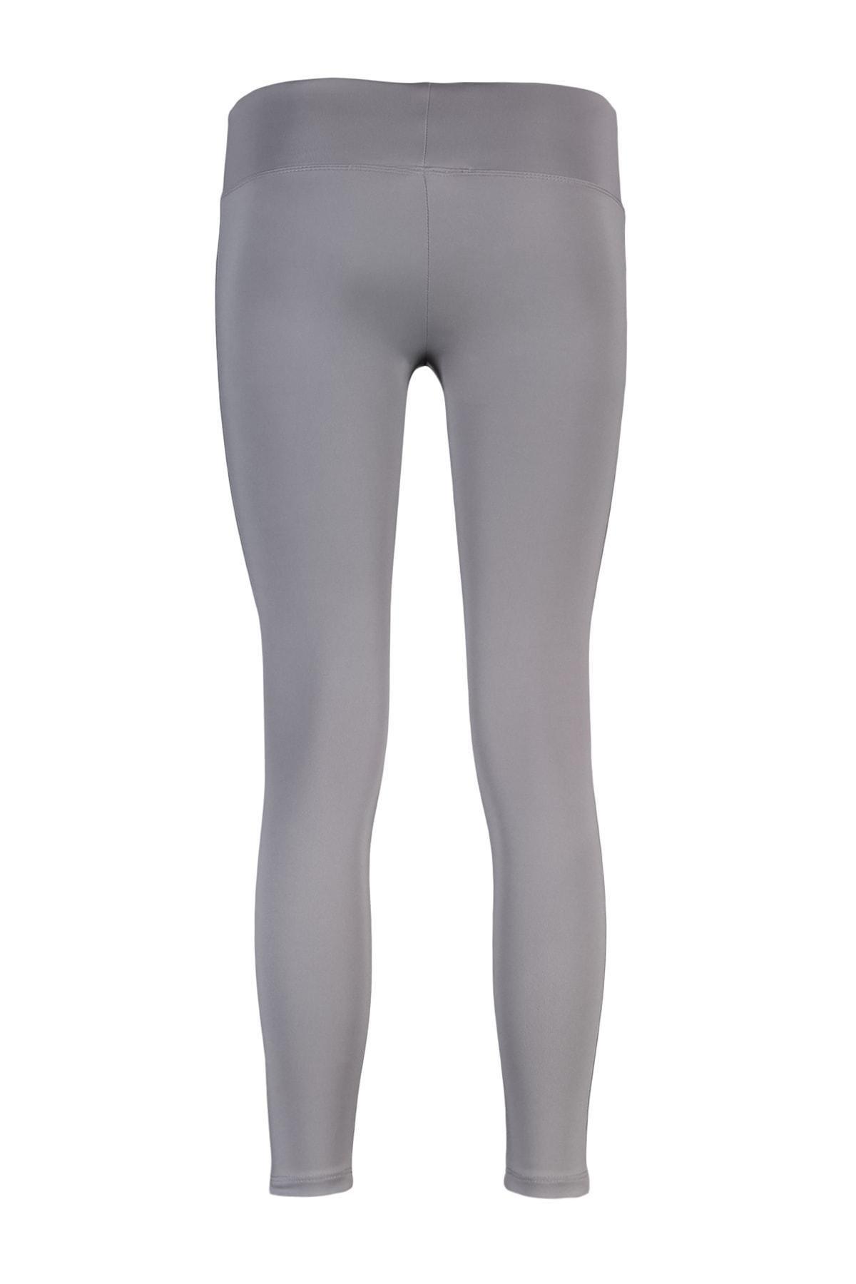 Grey Full Length Sporty Tights, , large image number 12