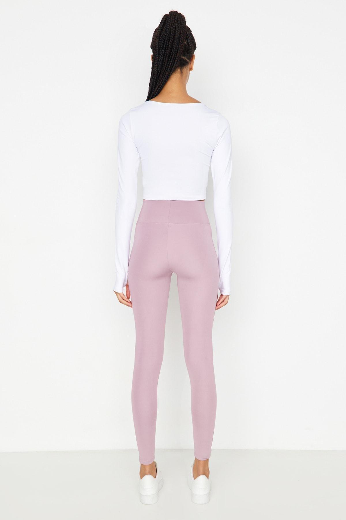 Pink High Waist Skinny Sports Leggings, , large image number 11