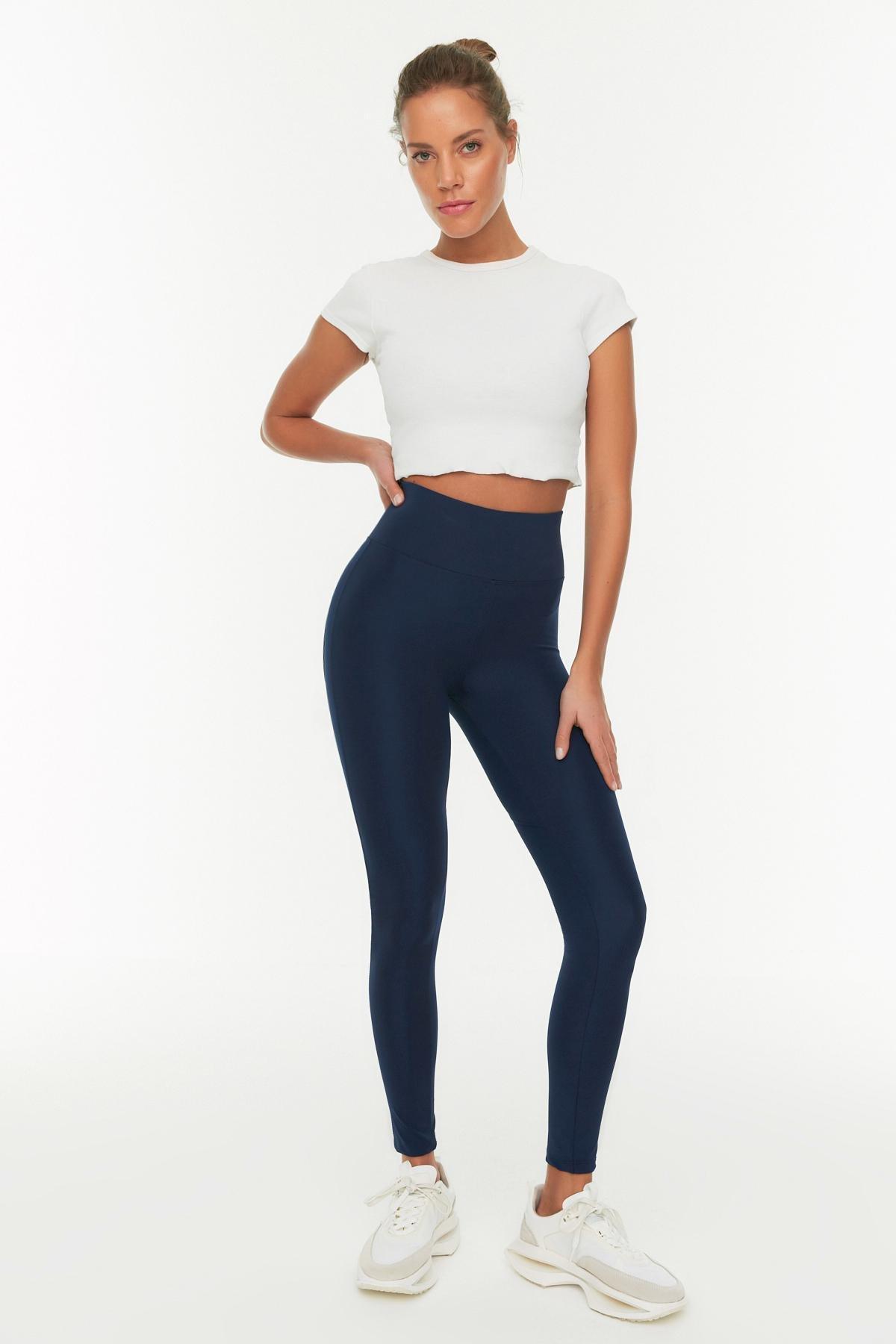 Brown High Waist Skinny Sports Leggings, , large image number 8