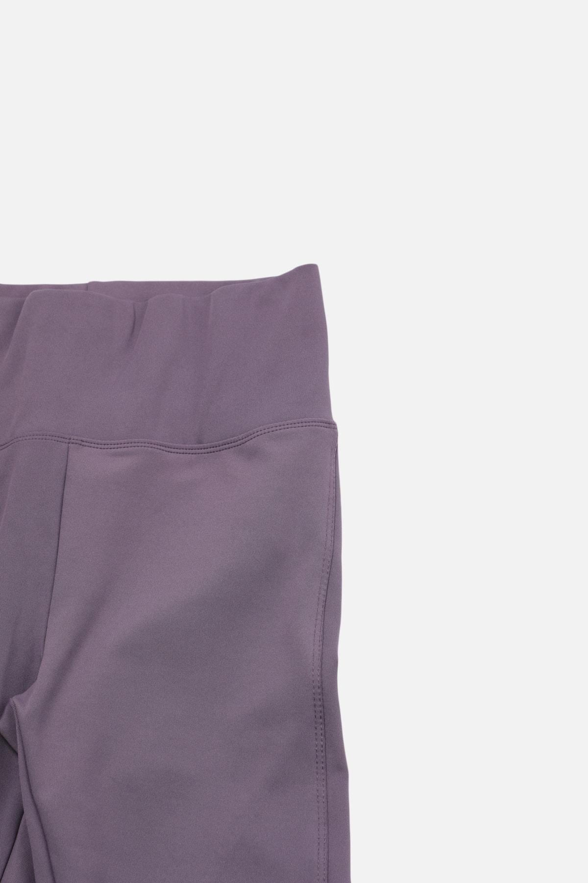 Purple Push-Up Full Length Knitted Sports Leggings, , large image number 13