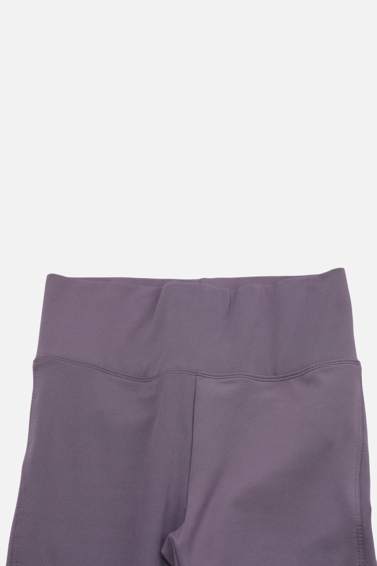 Purple Push-Up Full Length Knitted Sports Leggings, , large image number 14