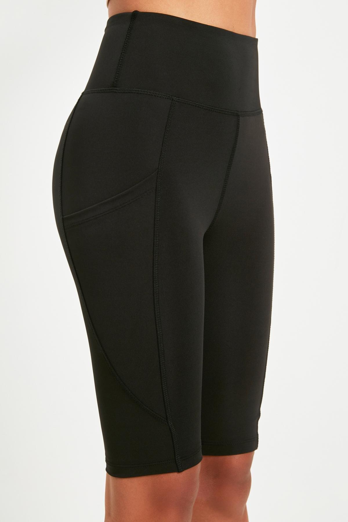 Black High Waist Sports Leggings, , large image number 1