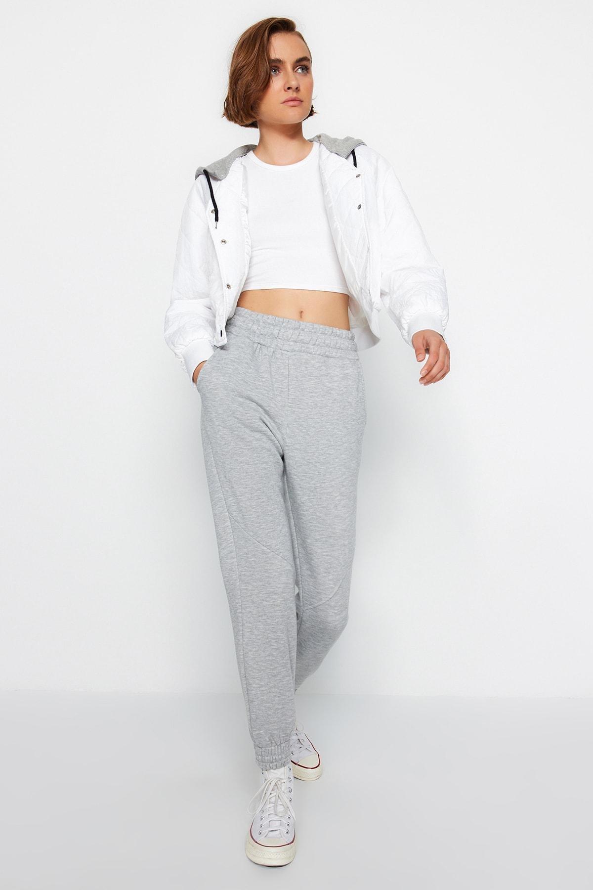 Grey Joggers Sweatpants, , large image number 2