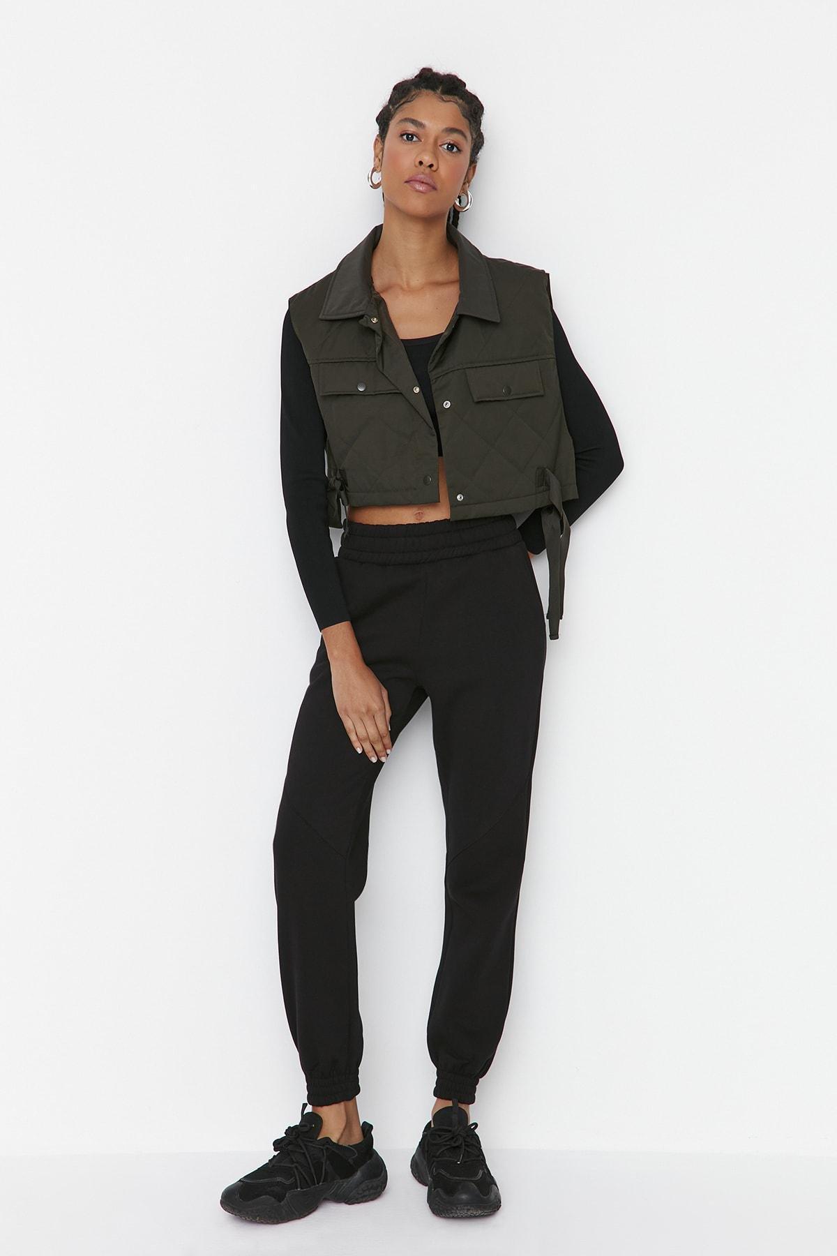 Black Joggers Sweatpants, , large image number 2