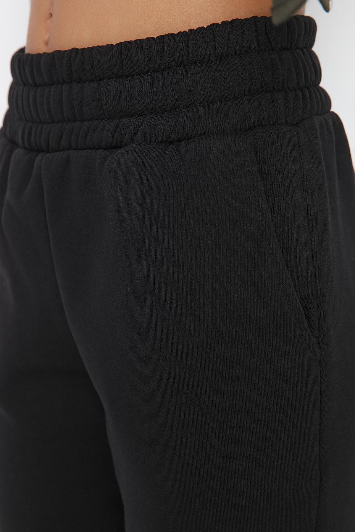 Black Joggers Sweatpants, , large image number 4