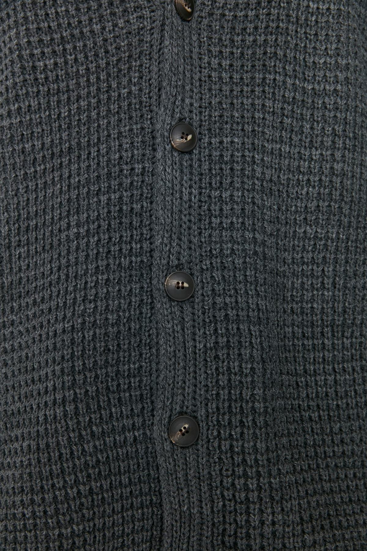 Gray Oversize Cardigan, , large image number 2
