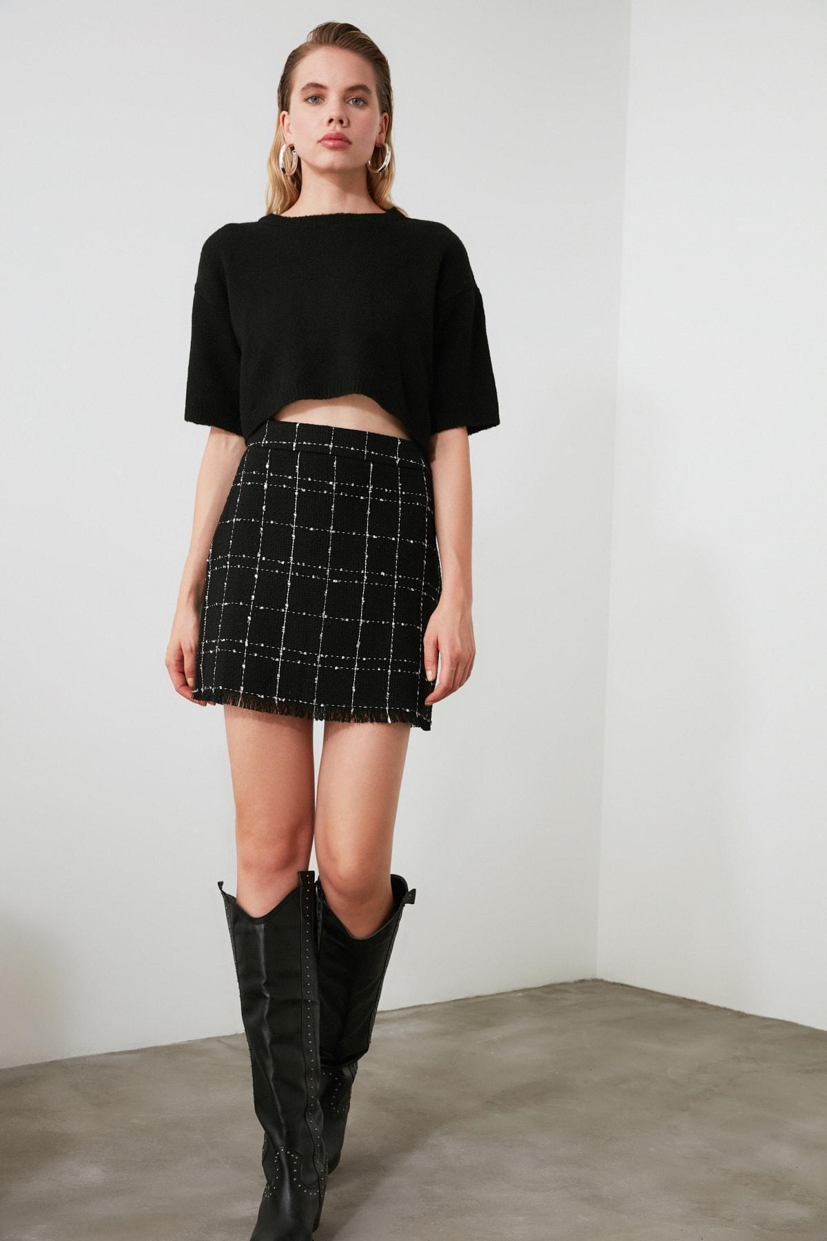 Black Mini Skirt, , large image number 5