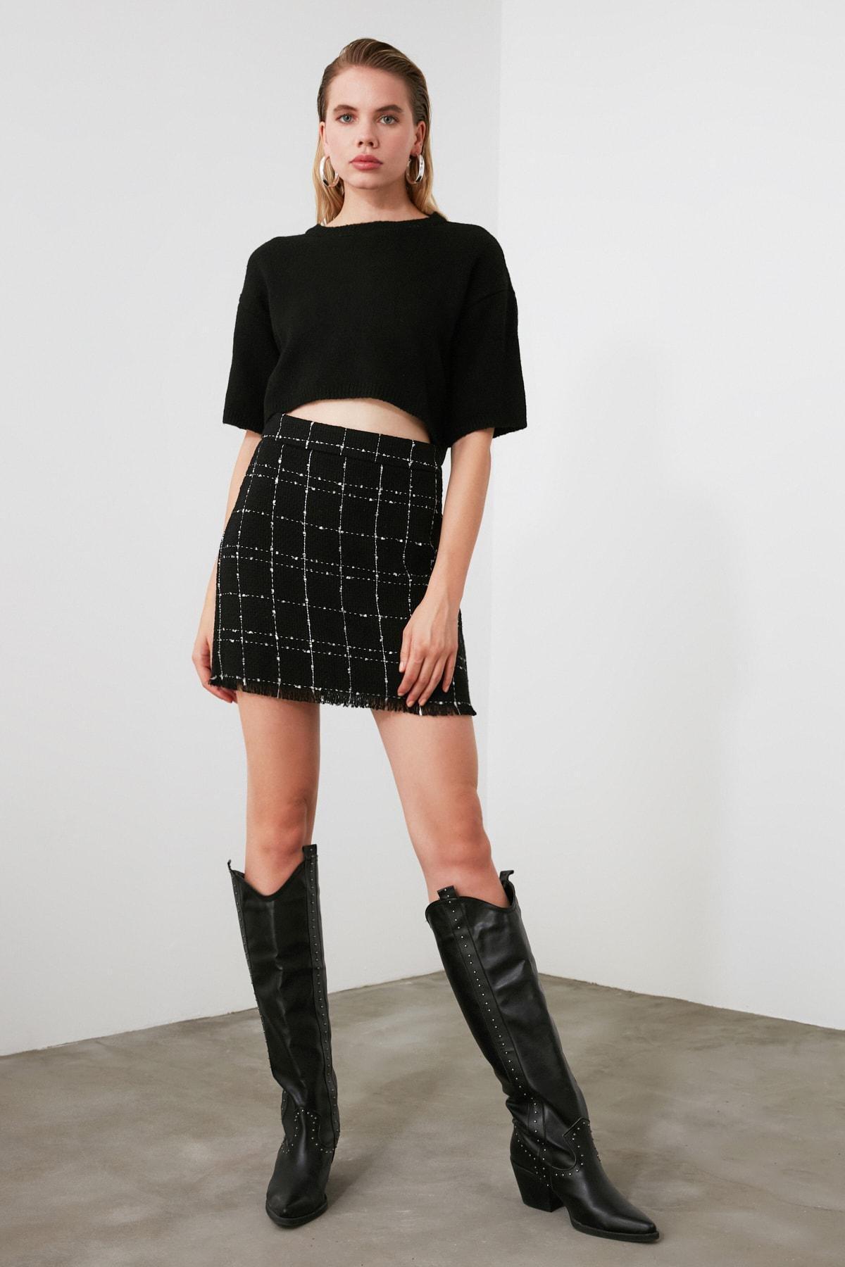 Black Mini Skirt, , large image number 6