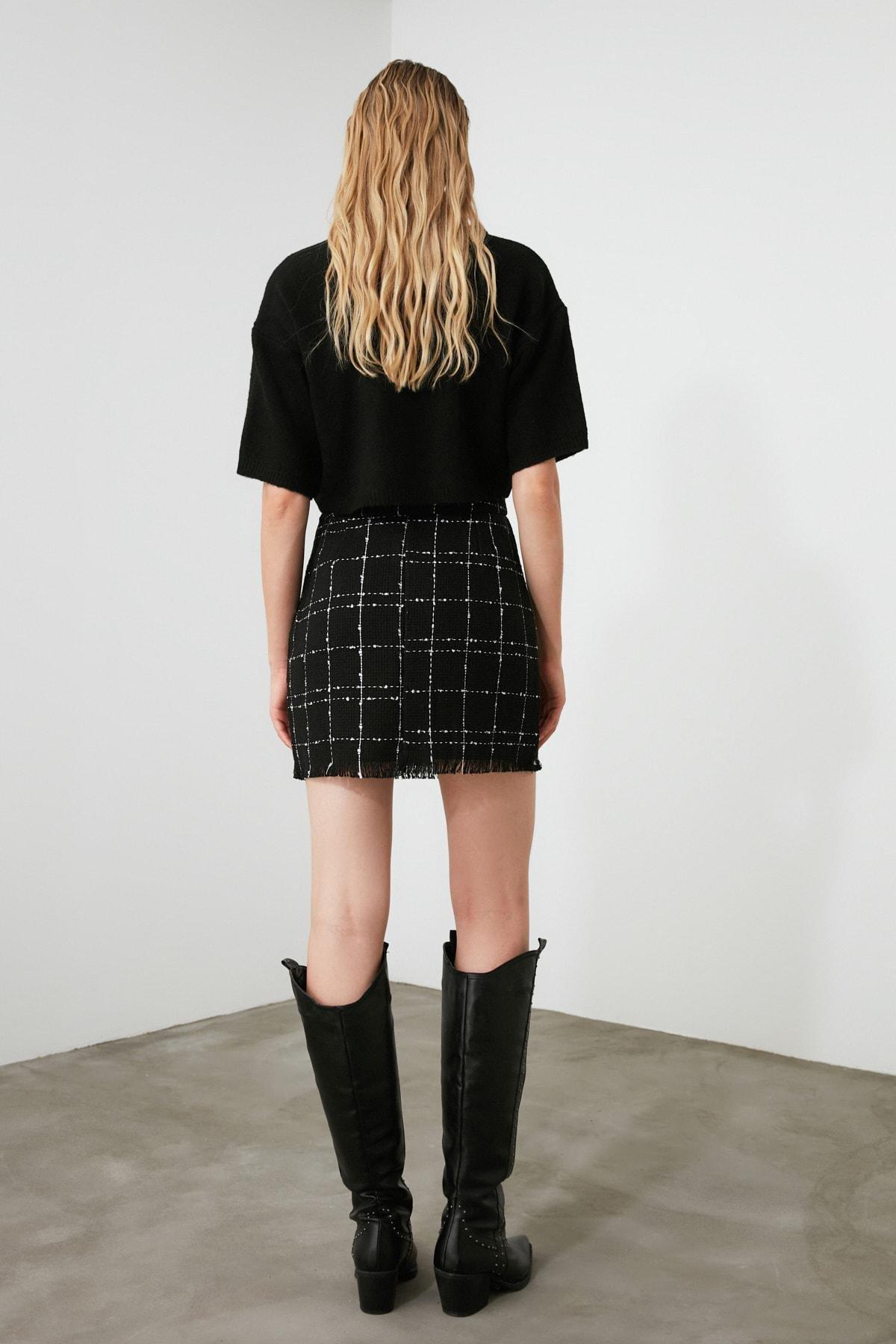 Black Mini Skirt, , large image number 7
