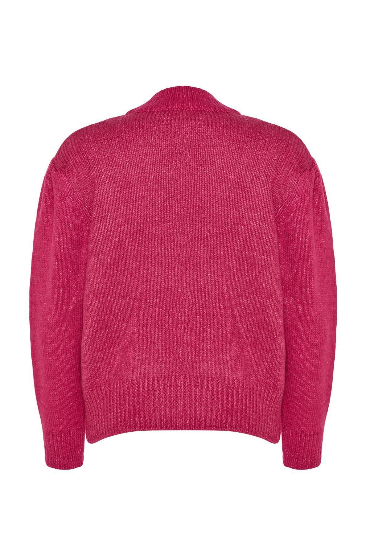 Pink Regular Cardigan, , large image number 7