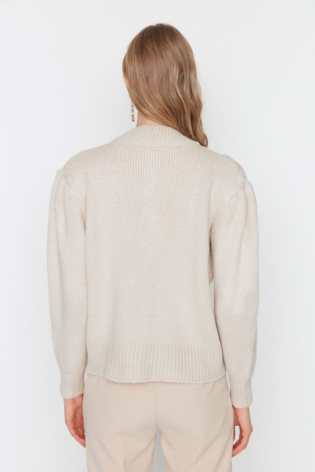 Gray Crew Neck Cardigan, , large image number 9