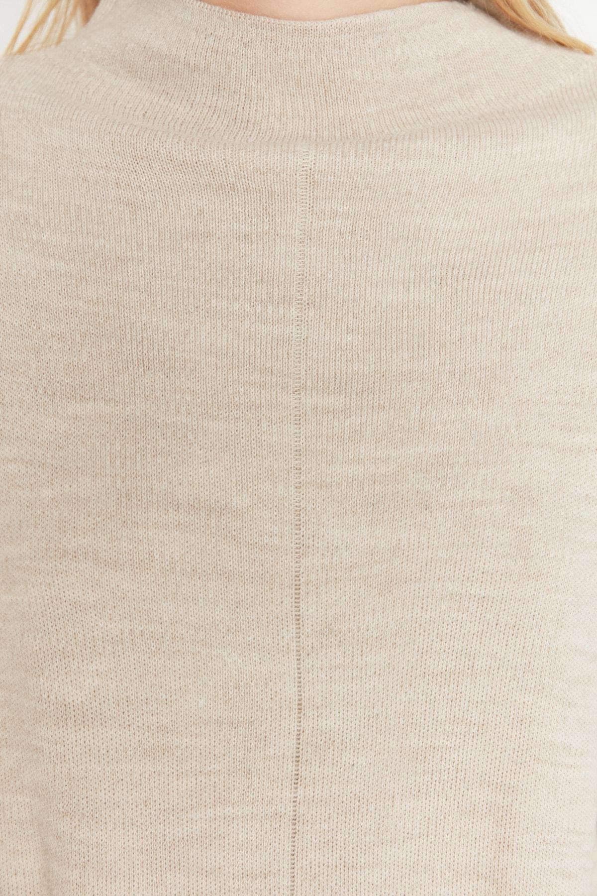 Beige Mid Waist Co-Ord Set, Beige, large image number 3