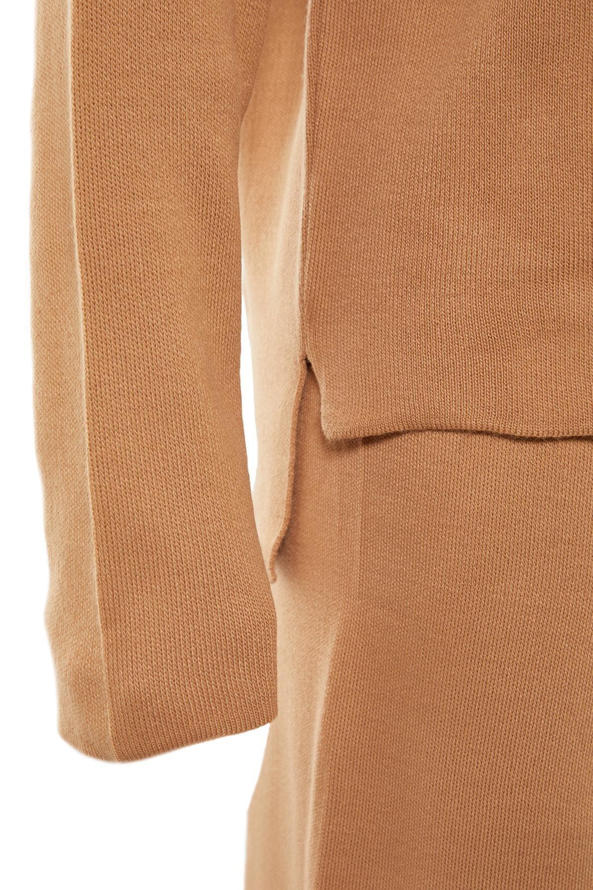 Brown Relaxed Mid Waist Co-Ord Set, Brown, large image number 12