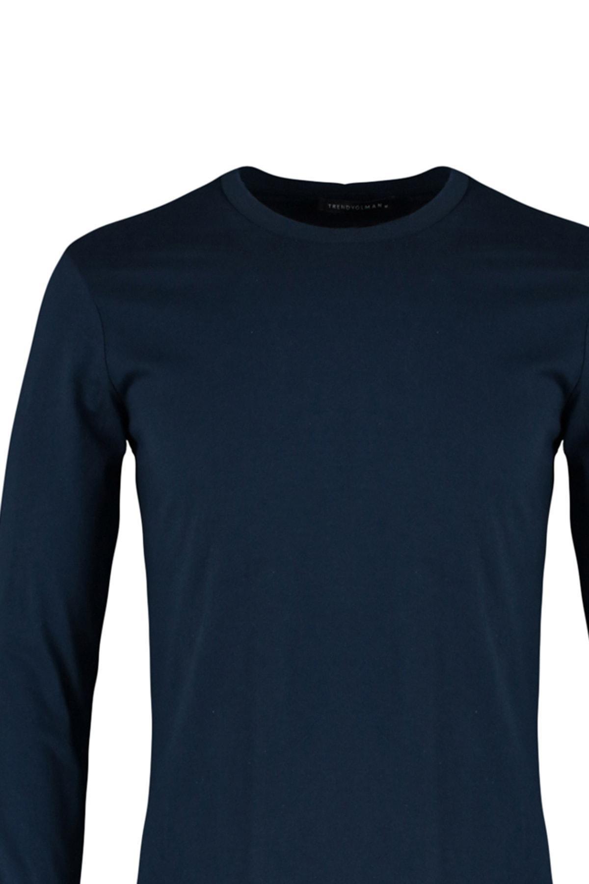 Navy Regular Crew Neck Tshirt, , large image number 7