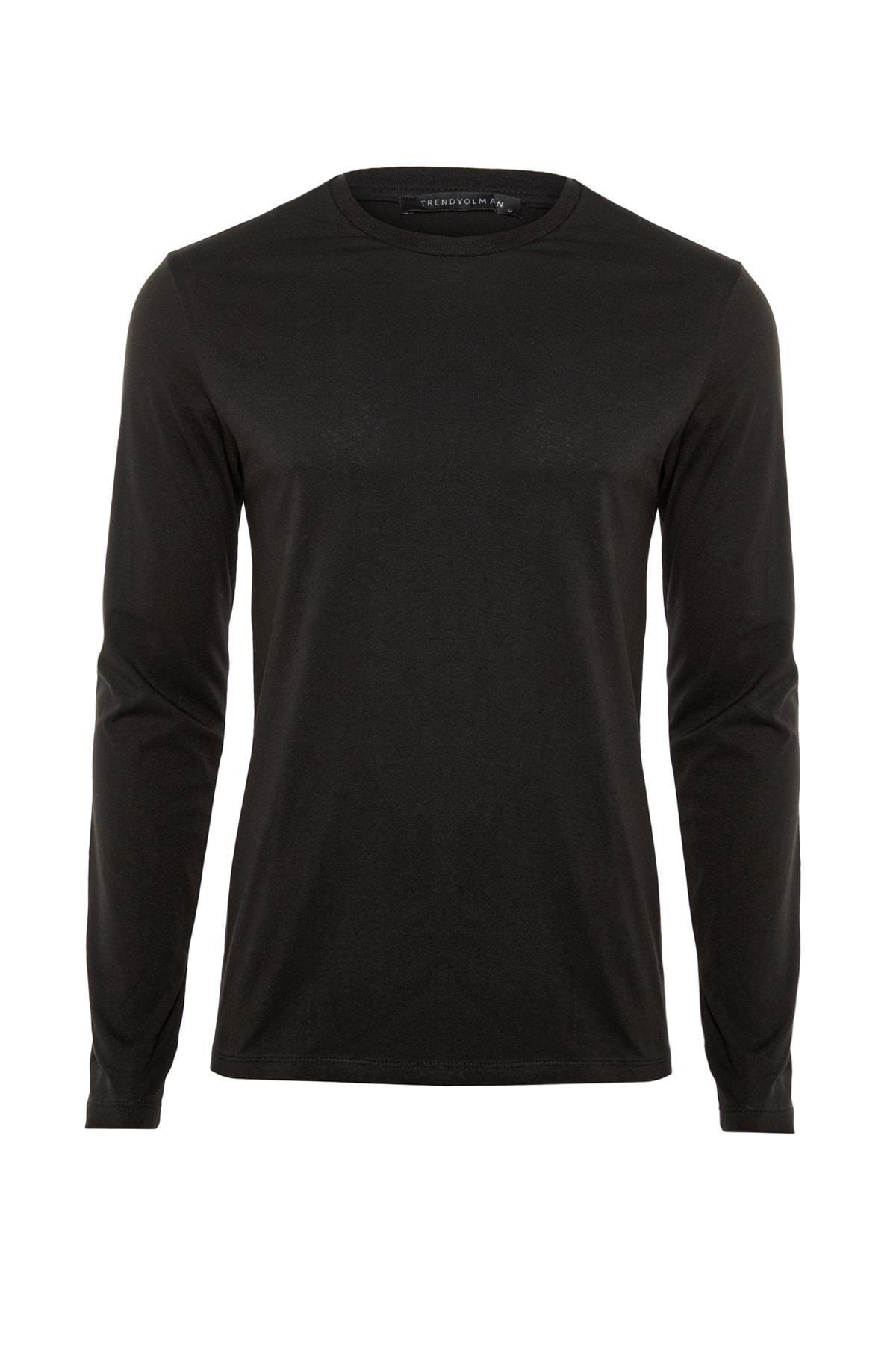 Trendyol - Black Regular Creww Neck Tshirt