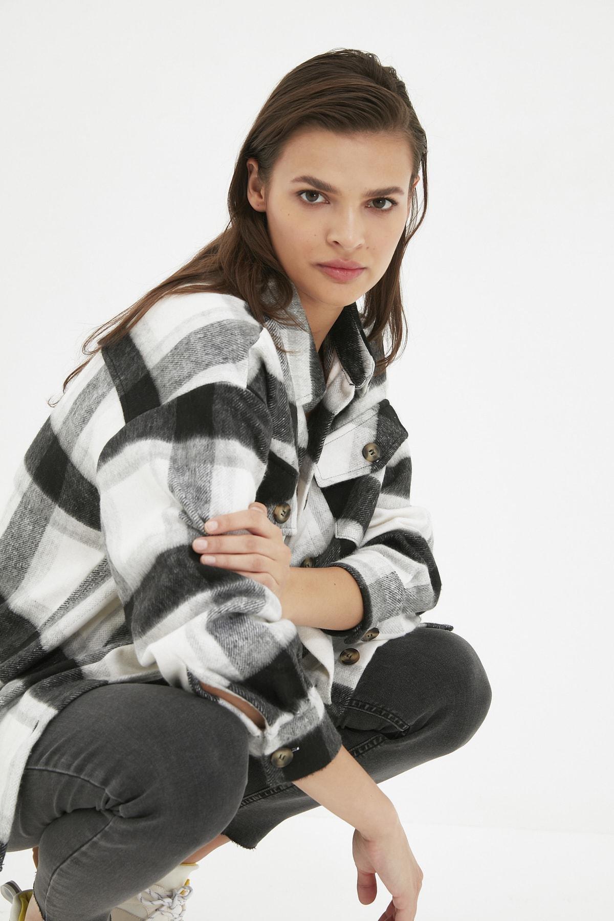 Black Oversize Shirt, Black, large image number 1